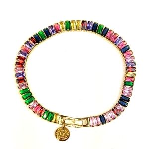 Victoria Emerson multicolor rhinestone bracelet